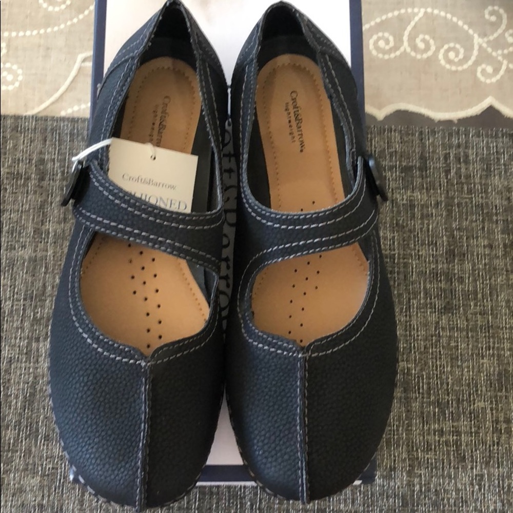 Croft & Barrow CB Margo Black Shoes